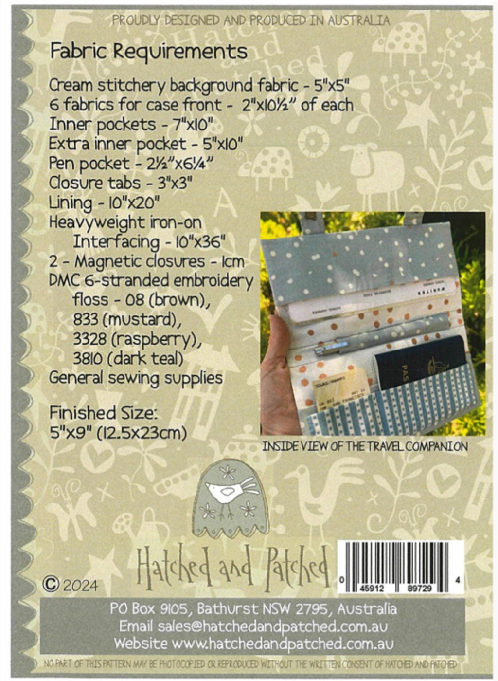 Fly to Anywhere Travel Companion by Anni Downs from Hatched and Patched