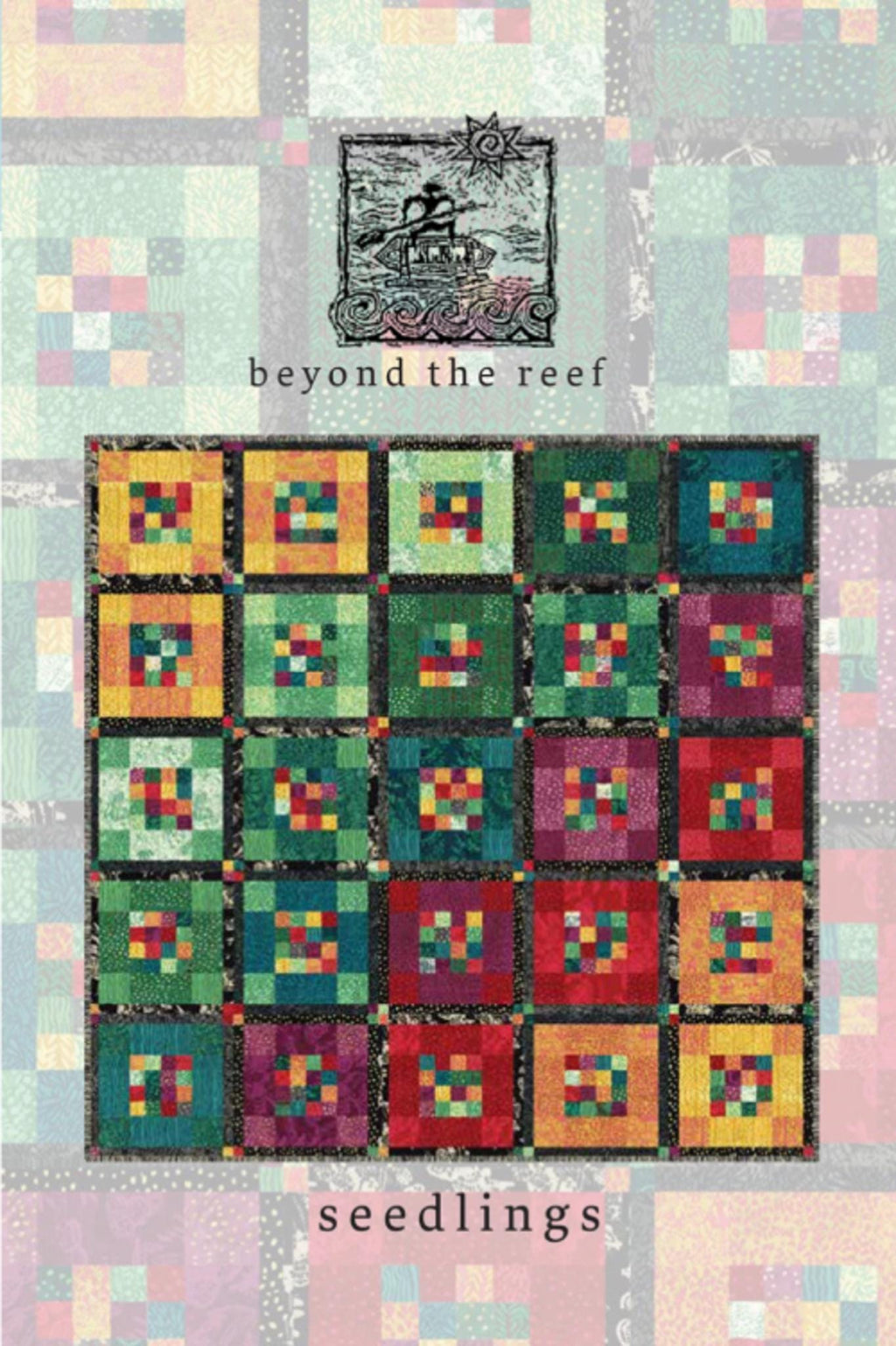 Seedlings quilt pattern from beyond the reef