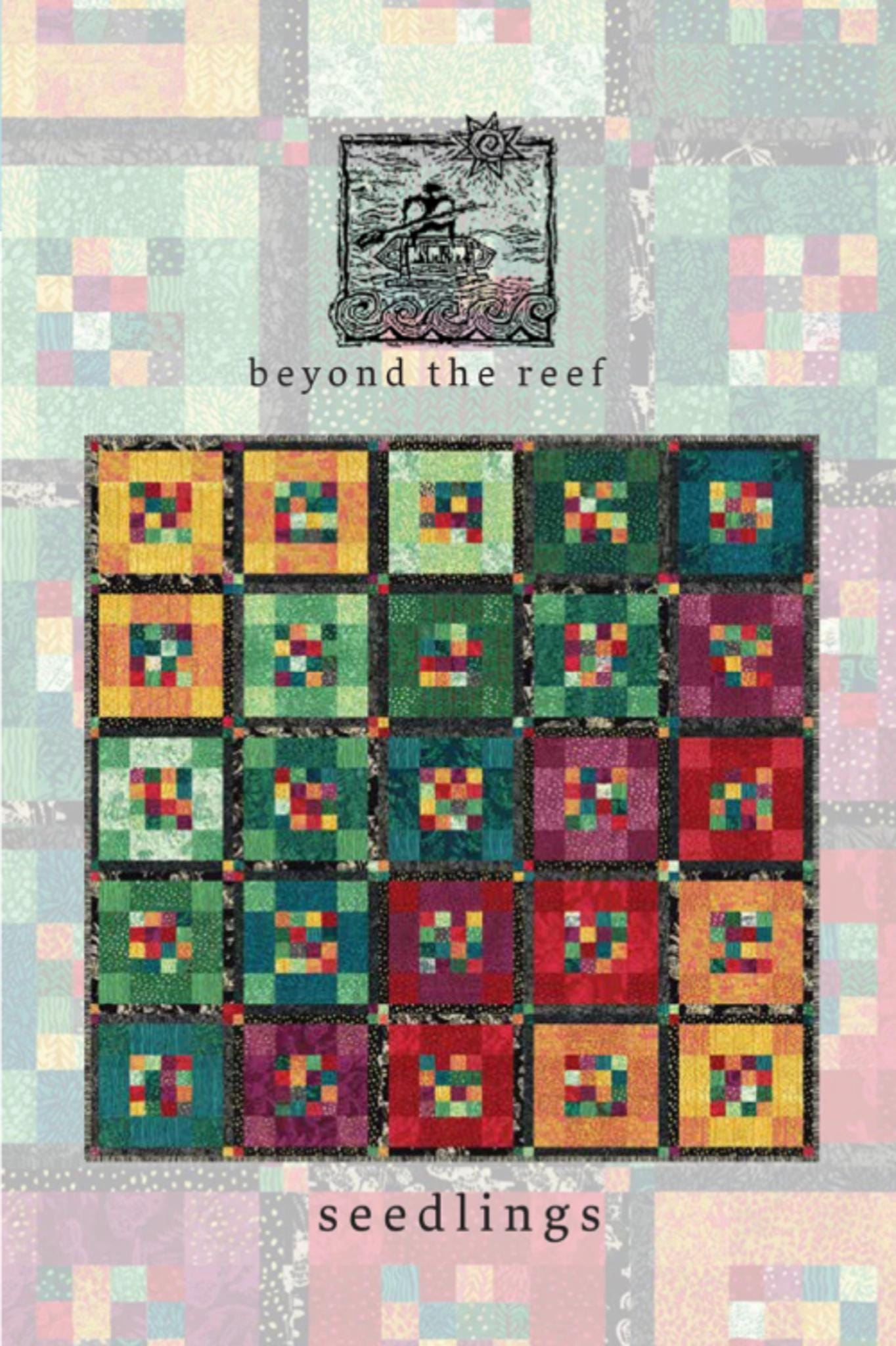 Seedlings quilt pattern from beyond the reef
