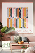 Strata Quilt Pattern by Brigitte Heitland - 63 x 63
