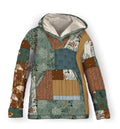 Casey Cometti Dancing Daisies Quilted Hoodie Pattern from Riley Blake Designs