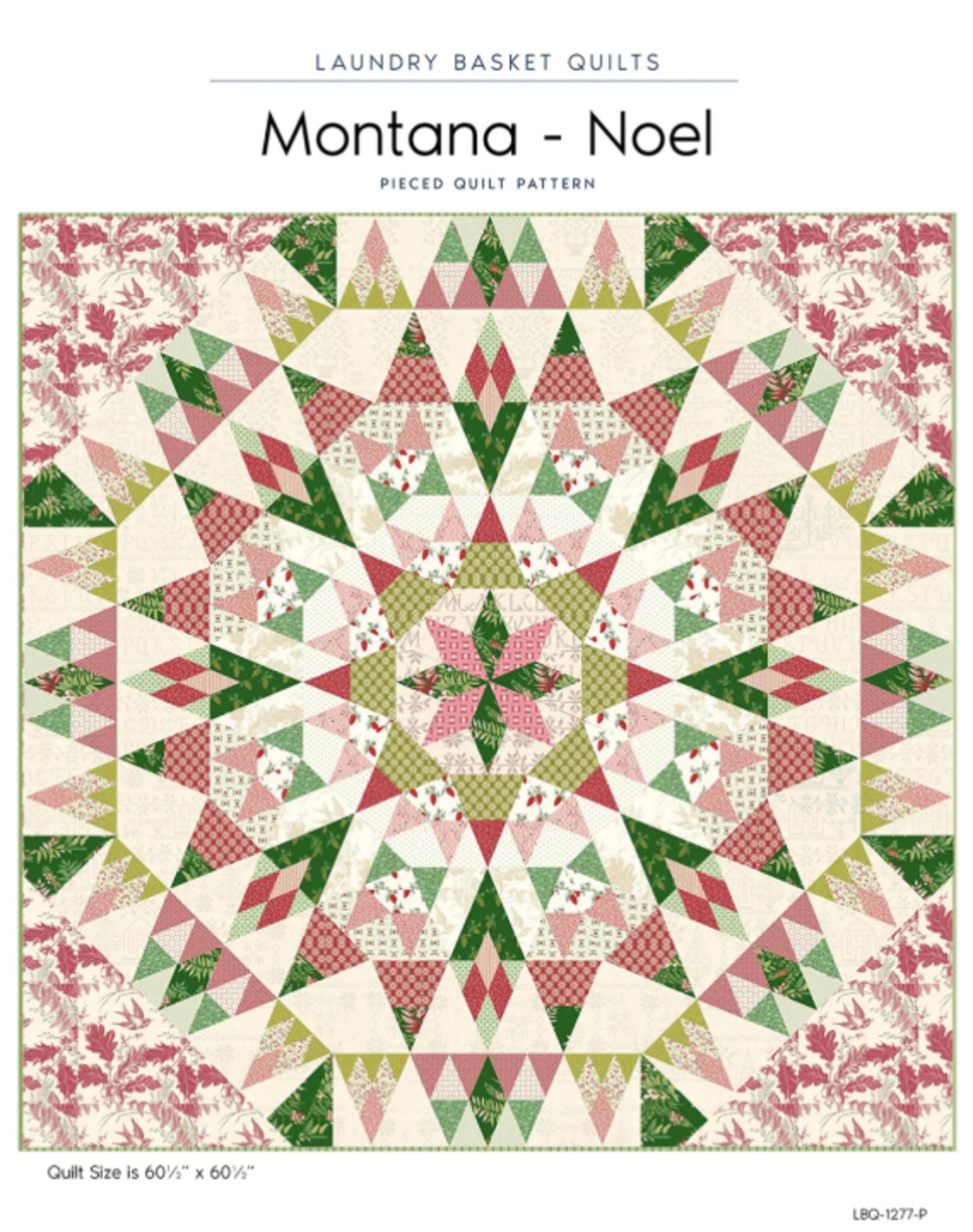 Montana - Noel Quilt Pattern: Pieced Design 60.5 x 60.5