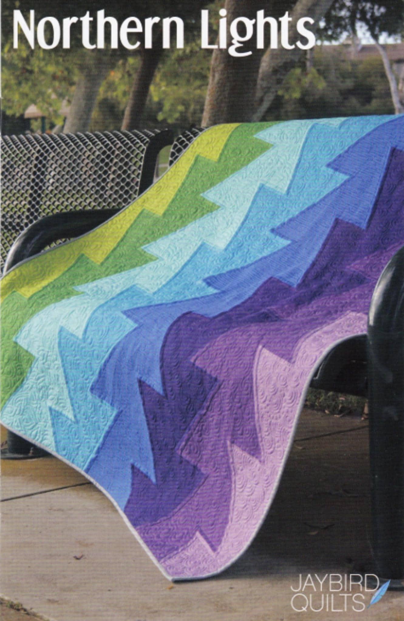 Northern Lights Quilt Pattern by Julie Herman; multiple sizes