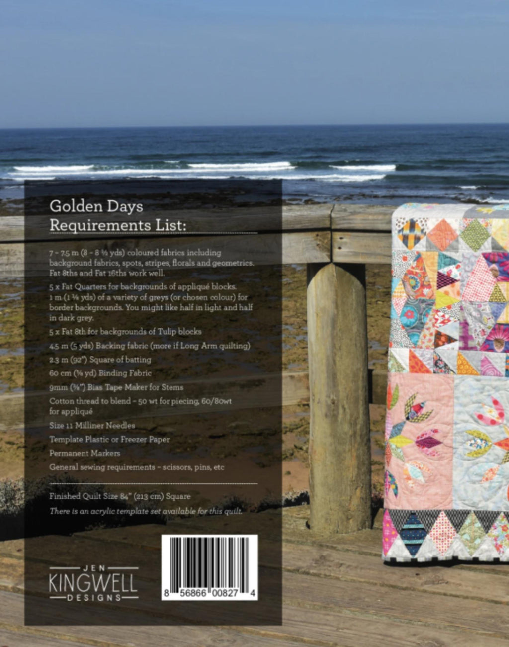 Golden Days Pattern Booklet by Jen Kingwell - features several layouts