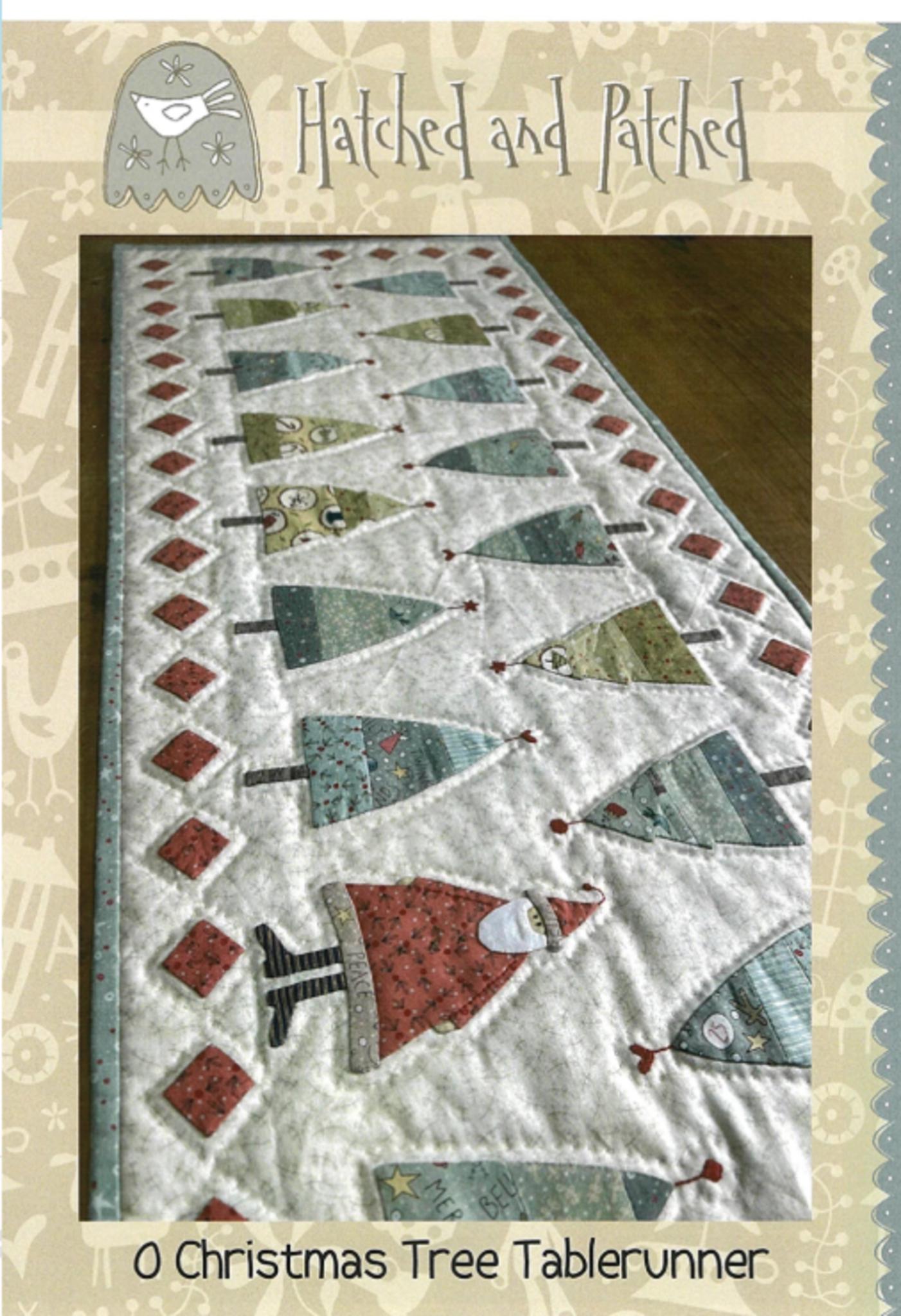 O Christmas Tree Tablerunner by Anni Downs from Hatched and Patched