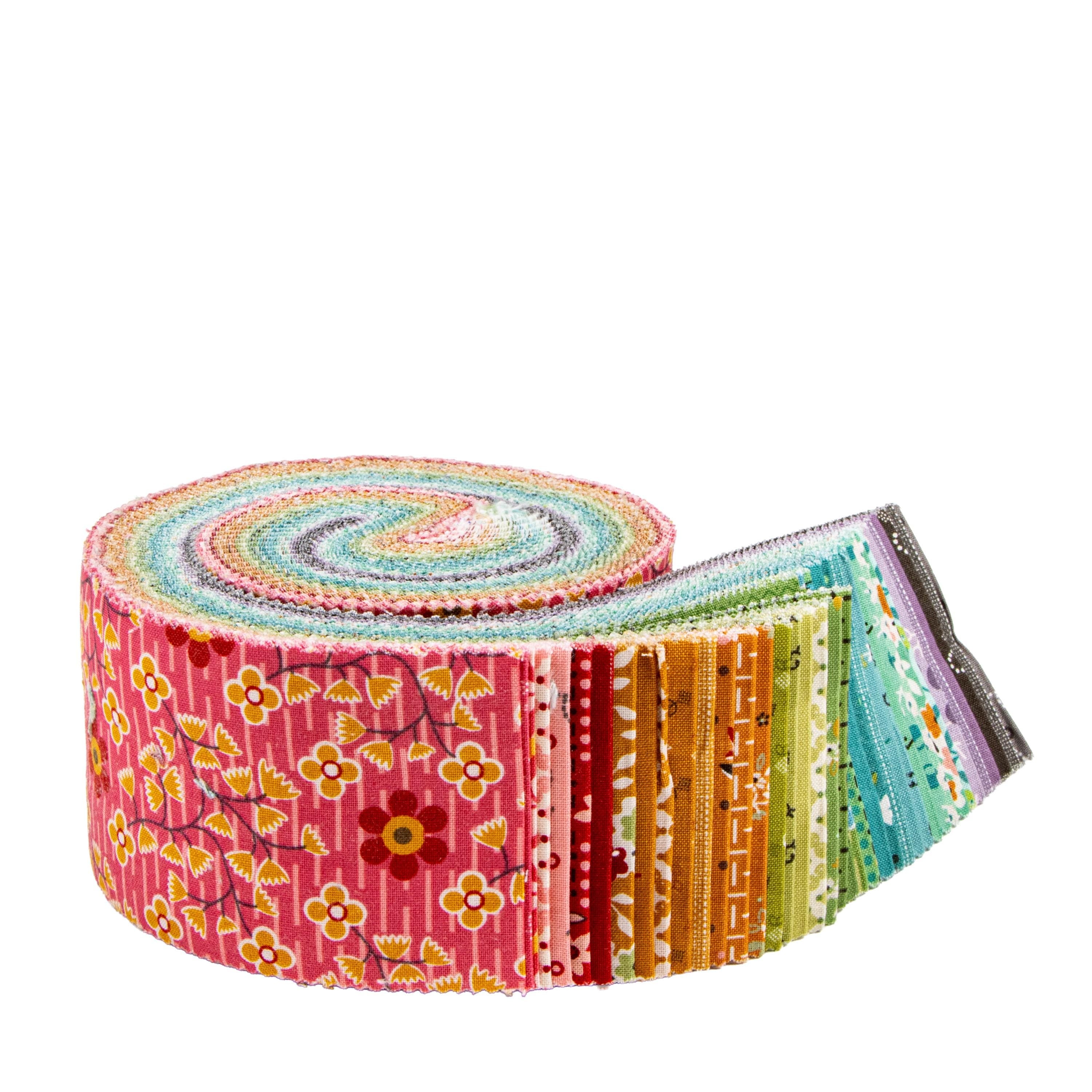 Gentler Times 2.5" Rolie Polie from Riley Blake