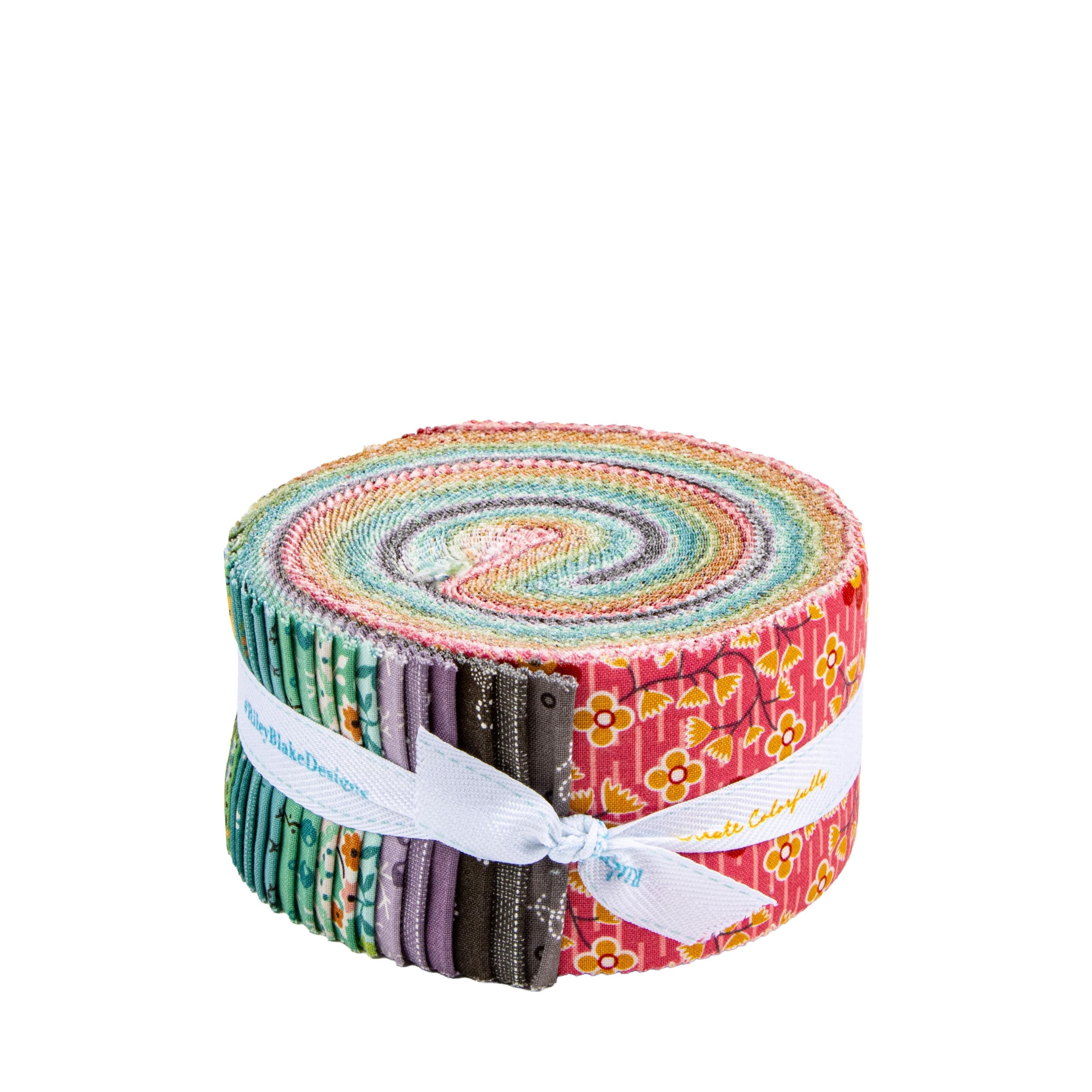 Gentler Times 2.5" Rolie Polie from Riley Blake