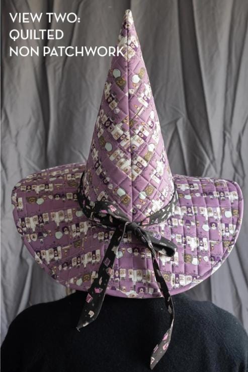 Spellbound Quilted Witch Hat Pattern