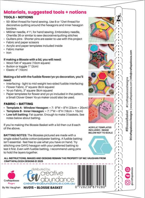 Blossie Basket Quilt as You Go