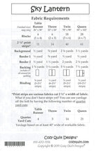 Sky Lantern Quilt Pattern -Cozy Strip Club for 2.5" strips