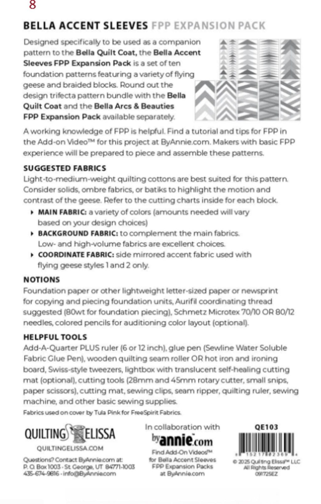 Bella Quilt Coat by Quilting Elissa; Also options for Customizing or Accent Sleeves, see description
