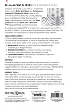Bella Quilt Coat by Quilting Elissa; Also options for Customizing or Accent Sleeves, see description