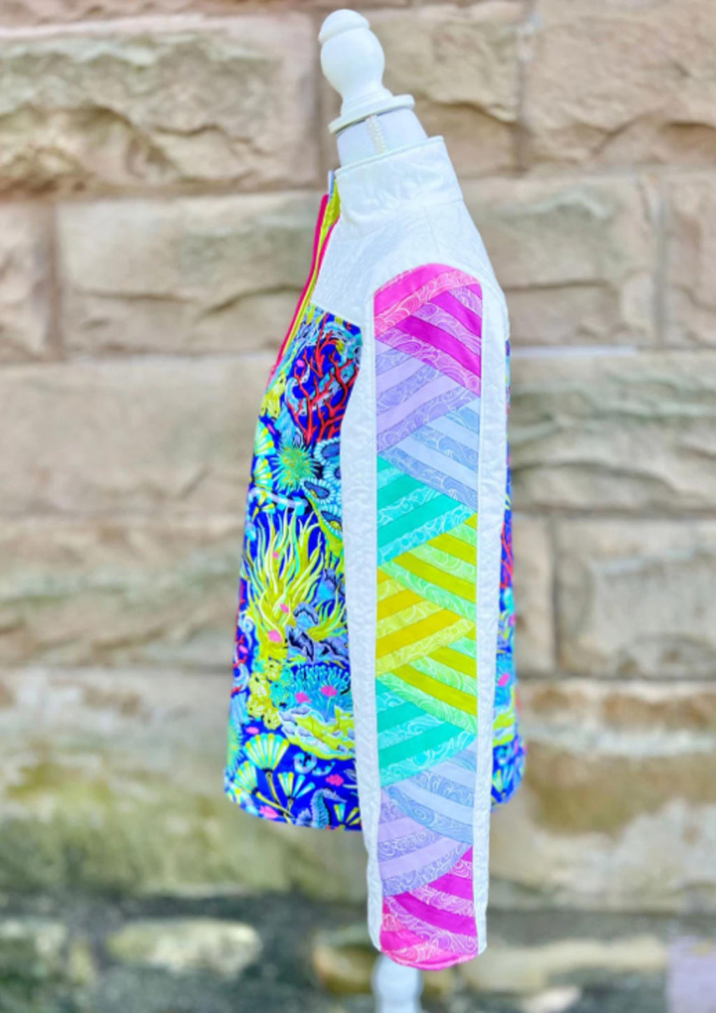 Bella Quilt Coat by Quilting Elissa; Also options for Customizing or Accent Sleeves, see description