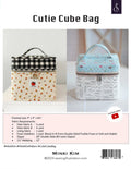 Cutie Cube Bag Pattern by Minki Kim
