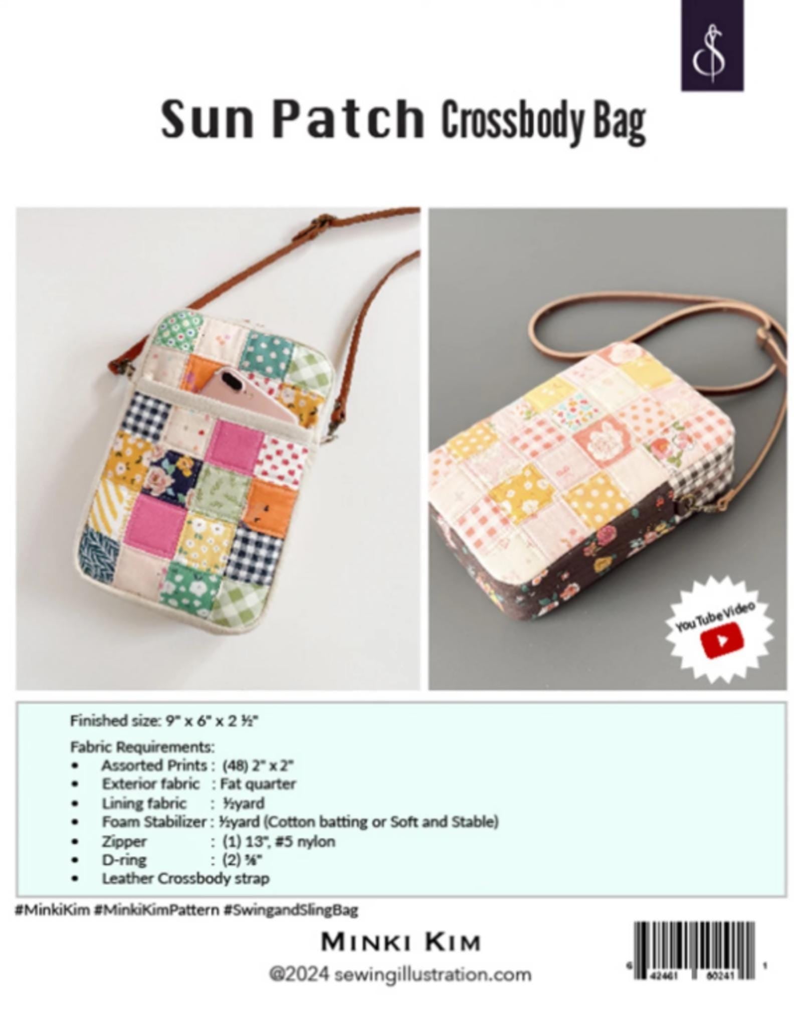Sun Patch Crossbody Bag Pattern by Minki Kim