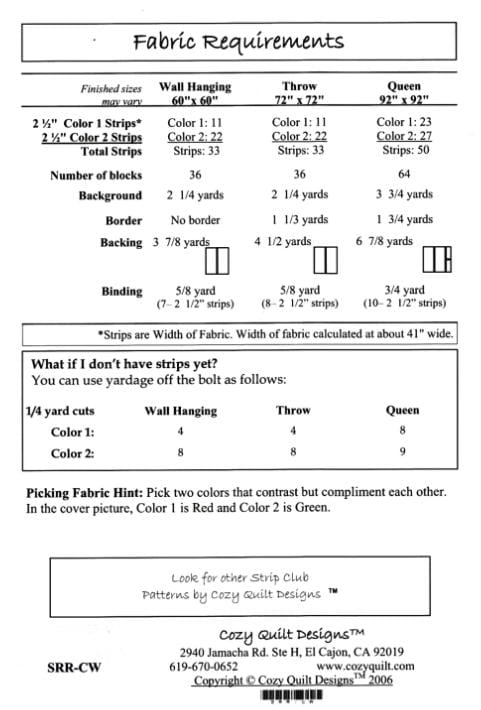 Cactus Wreath Quilt Pattern -Cozy Strip Club