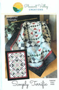 Simply Terrific Quilt Pattern for 3 sizes, by Designer Diana Beaubien for Pleasant Valley Creations