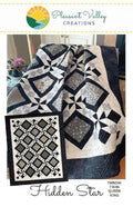 Hidden Star Quilt Pattern for 4 sizes, by Designer Diana Beaubien for Pleasant Valley Creations