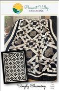 Simply Charming Quilt Pattern for 4 sizes, by Designer Diana Beaubien for Pleasant Valley Creations