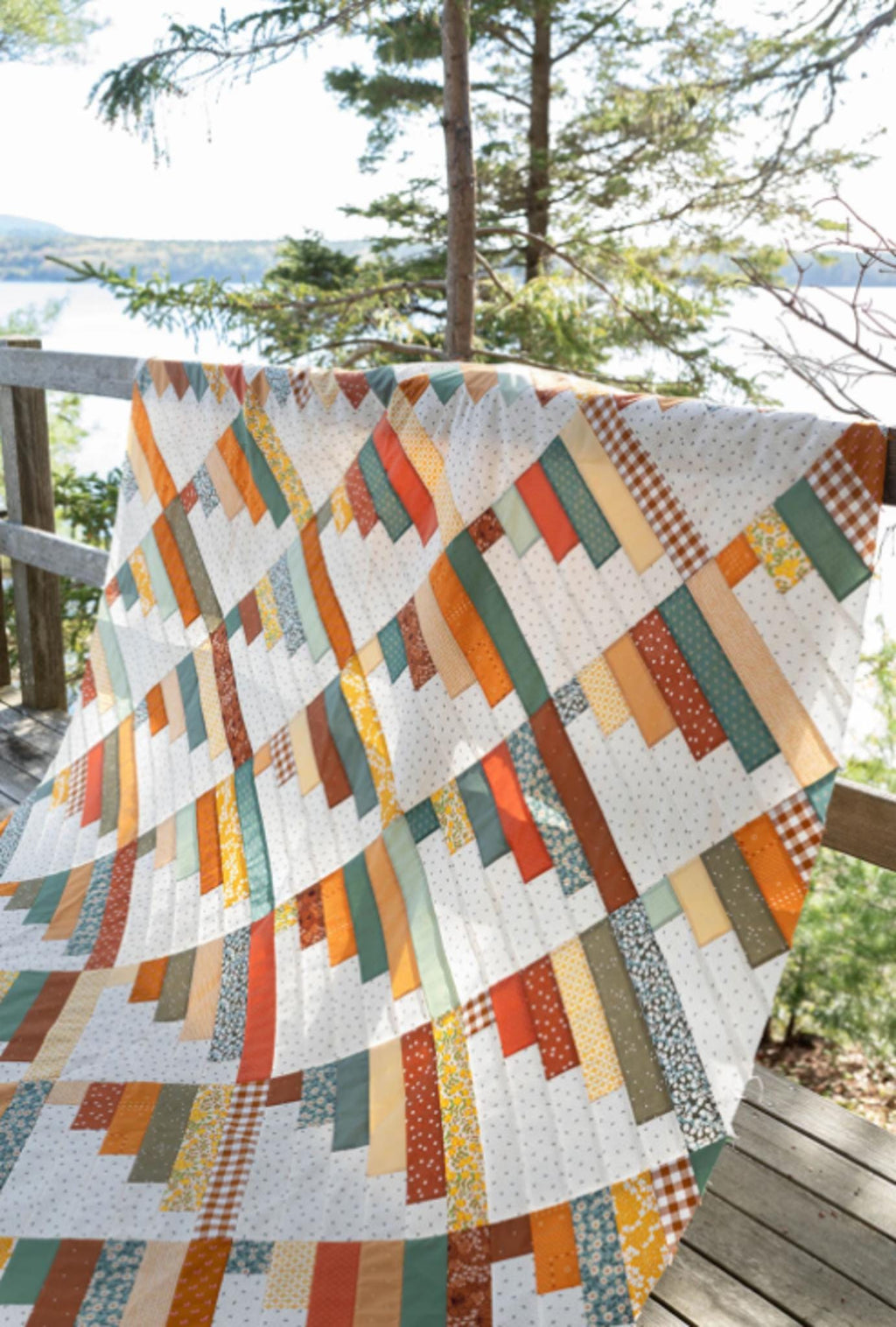 Scrap Mountains Quilt Pattern from Modernly Morgan - included 3 sizes