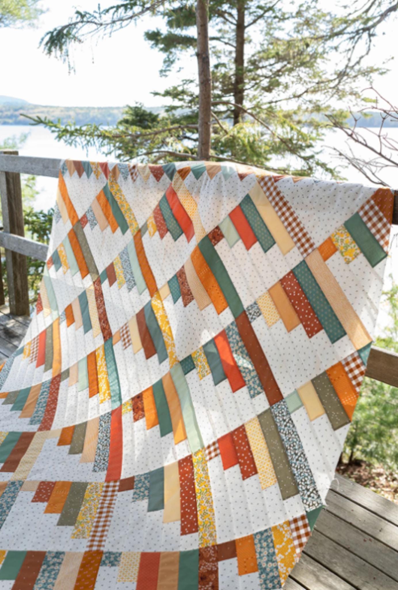 Scrap Mountains Quilt Pattern from Modernly Morgan - included 3 sizes