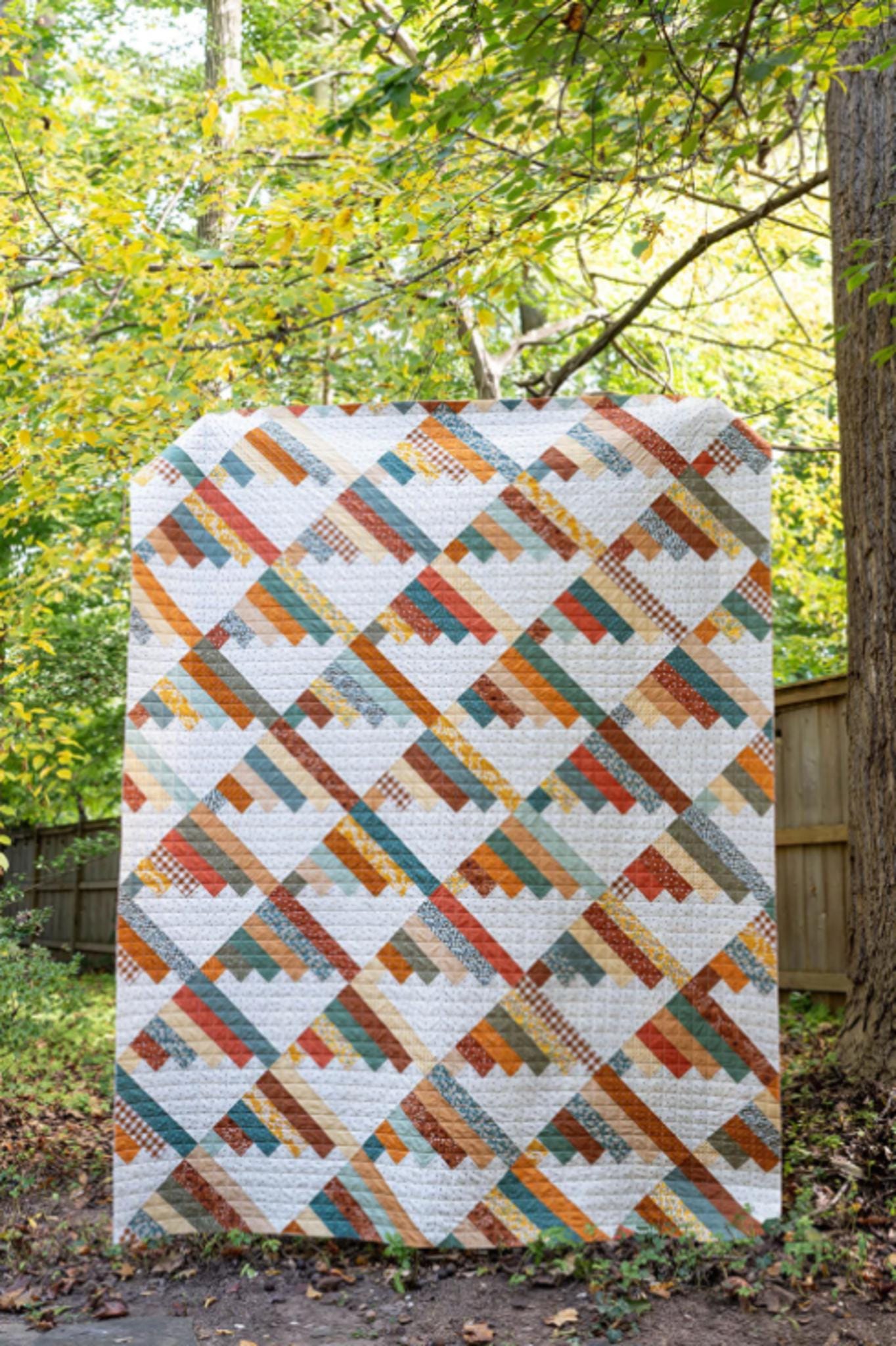 Scrap Mountains Quilt Pattern from Modernly Morgan - included 3 sizes