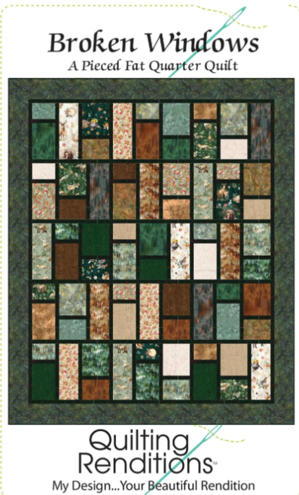 Broken Windows Quilt Pattern from Quilting Renditions