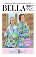 Bella Quilt Coat by Quilting Elissa; Also options for Customizing or Accent Sleeves, see description