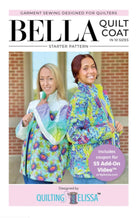 Bella Quilt Coat by Quilting Elissa; Also options for Customizing or Accent Sleeves, see description