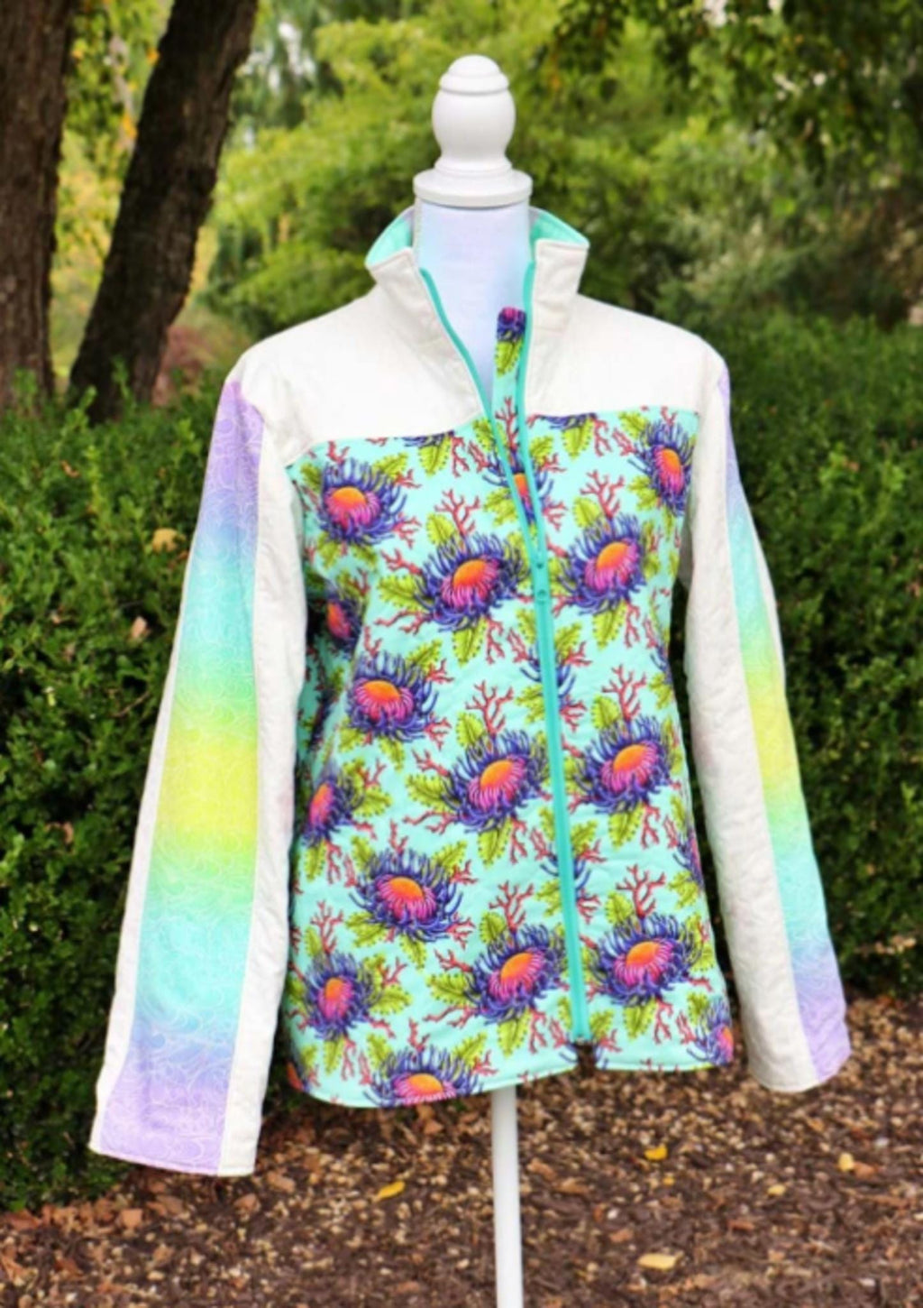 Bella Quilt Coat by Quilting Elissa; Also options for Customizing or Accent Sleeves, see description