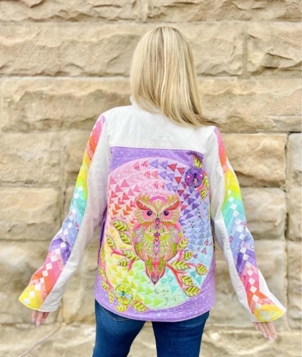 Bella Quilt Coat by Quilting Elissa; Also options for Customizing or Accent Sleeves, see description