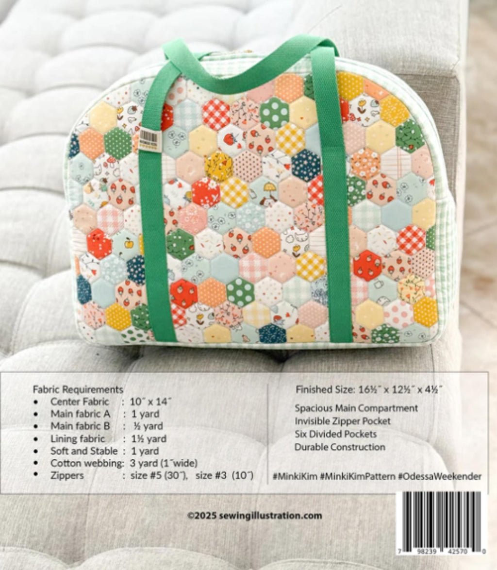 Odessa Weekender Pattern by Minki Kim