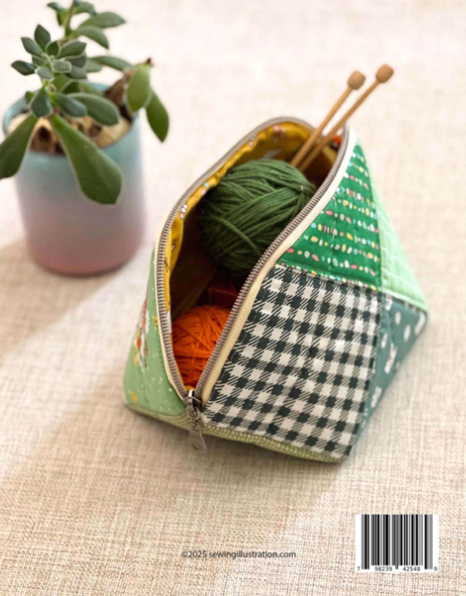 Criss Cross Pouch Set Pattern by Minki Kim