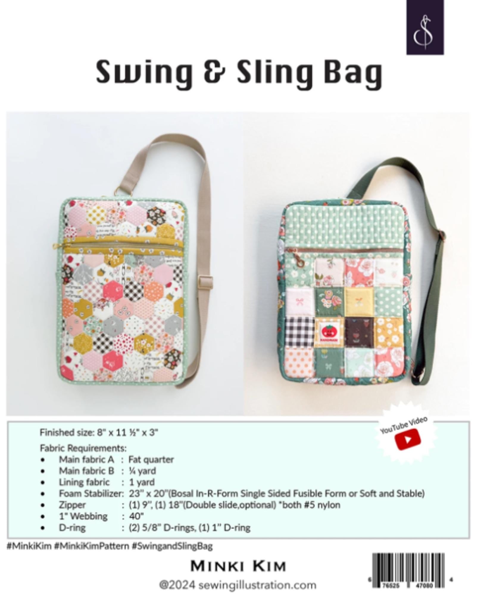 Swing & Sling Bag Pattern by Minki Kim