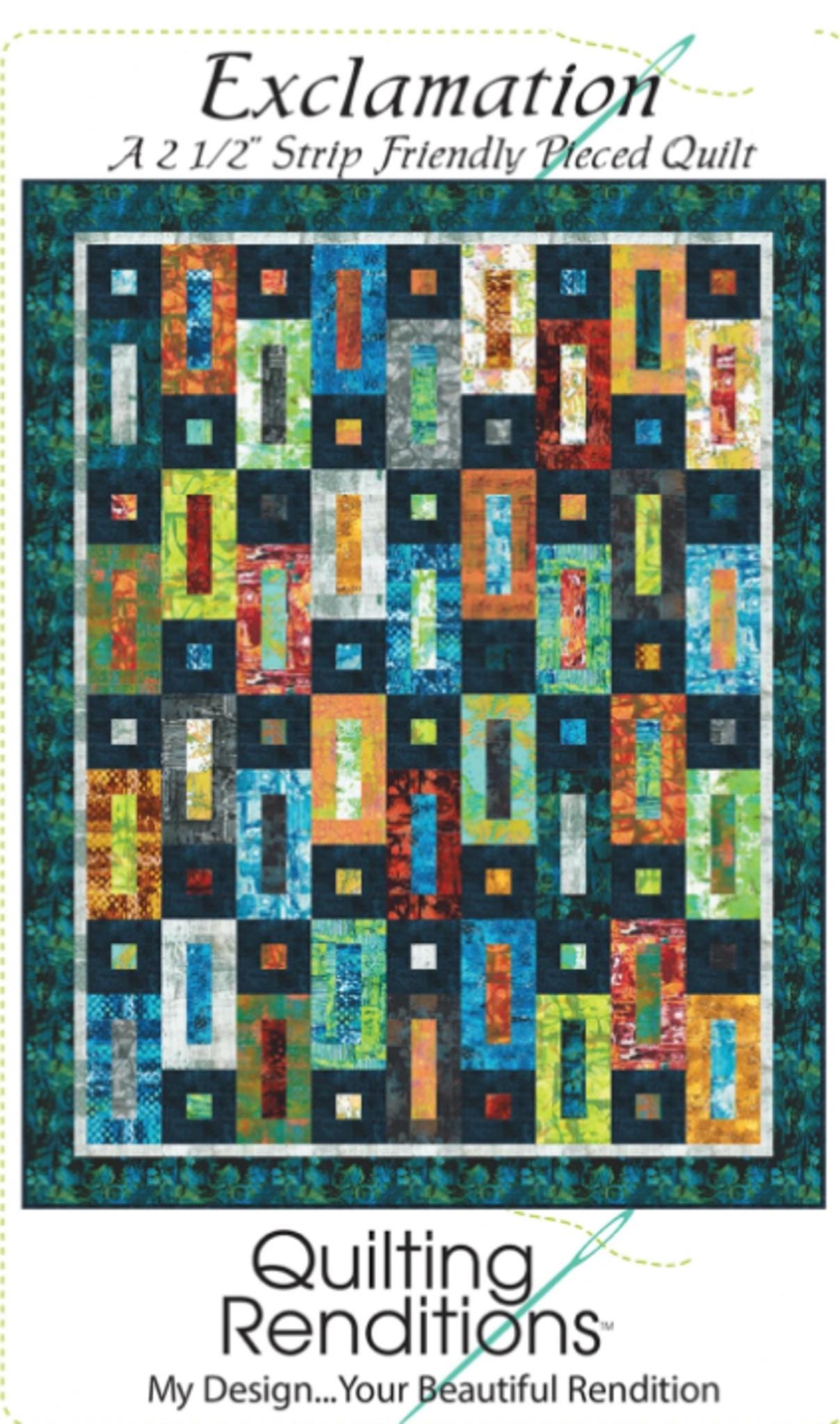 Exclamation Quilt Pattern from Quilting Renditions