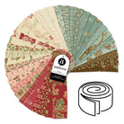 Jingle Bell Precuts 40 2-1/2" strips designed by Laundry Basket Quilts - QuiltingJoyPDX