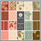Jingle Bell Precuts 40 2-1/2" strips designed by Laundry Basket Quilts - QuiltingJoyPDX