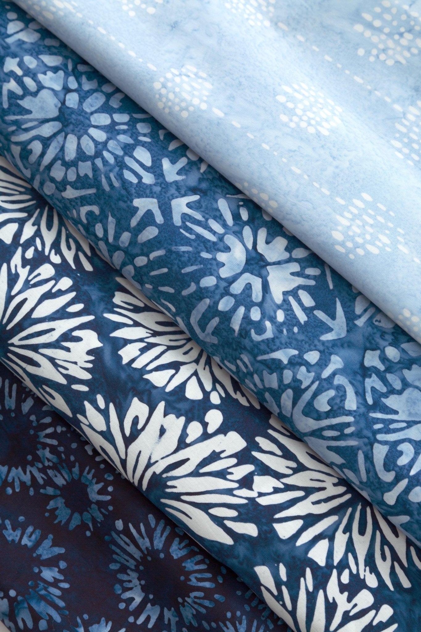Kasuri Fat Quarter Bundle: Artisan Batiks by Lunn Studios - Complete collection of 34 pieces - QuiltingJoyPDX