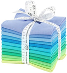 Kona Cotton Fat Quarter Bundle – Mermaid Shores Palette (12 pcs) - QuiltingJoyPDX