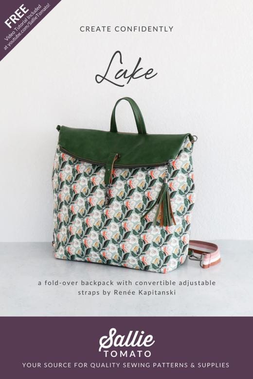 Lake Bag Pattern from Sallie Tomato - QuiltingJoyPDX