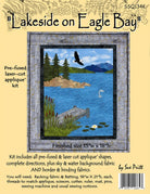 Lakeside on Eagle Bay – Appliqué Wall Hanging Quilt Kit by Sue Pritt - QuiltingJoyPDX