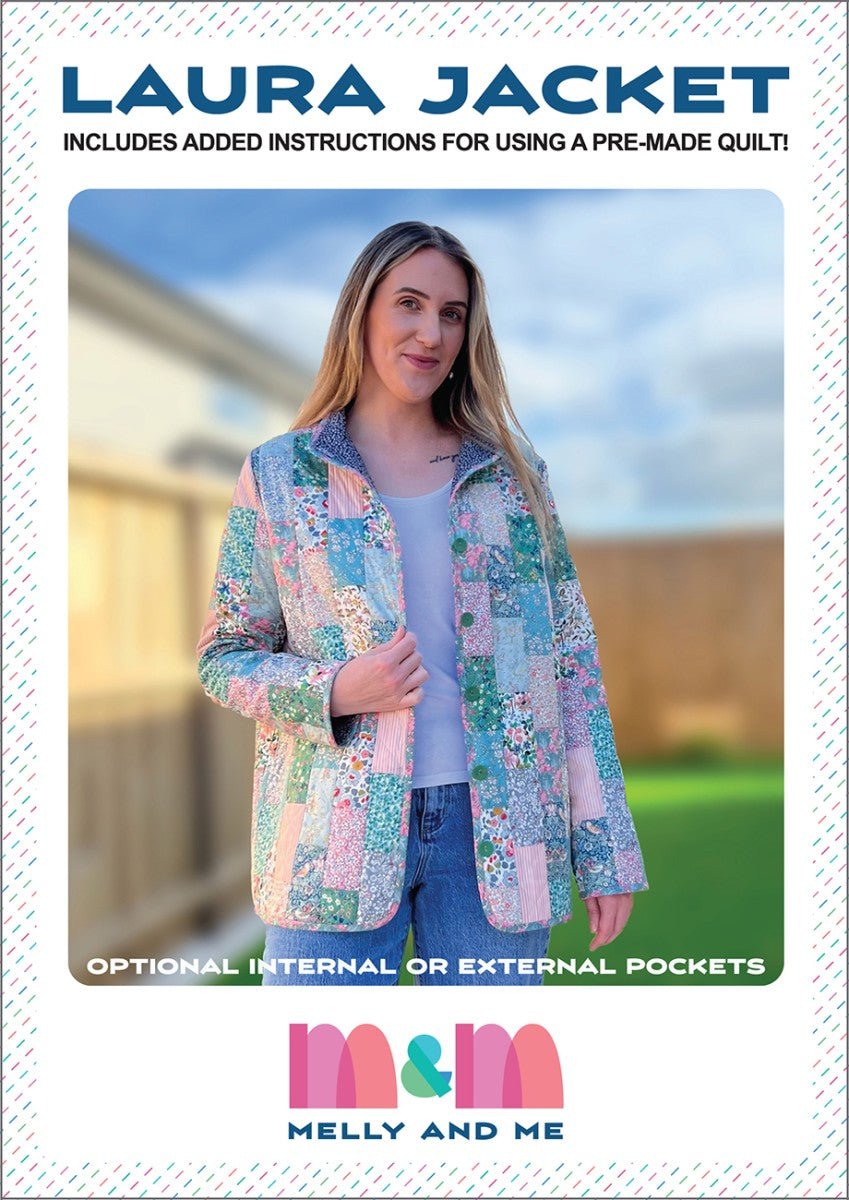 Laura Jacket Patchwork Pattern – Melly & Me - QuiltingJoyPDX