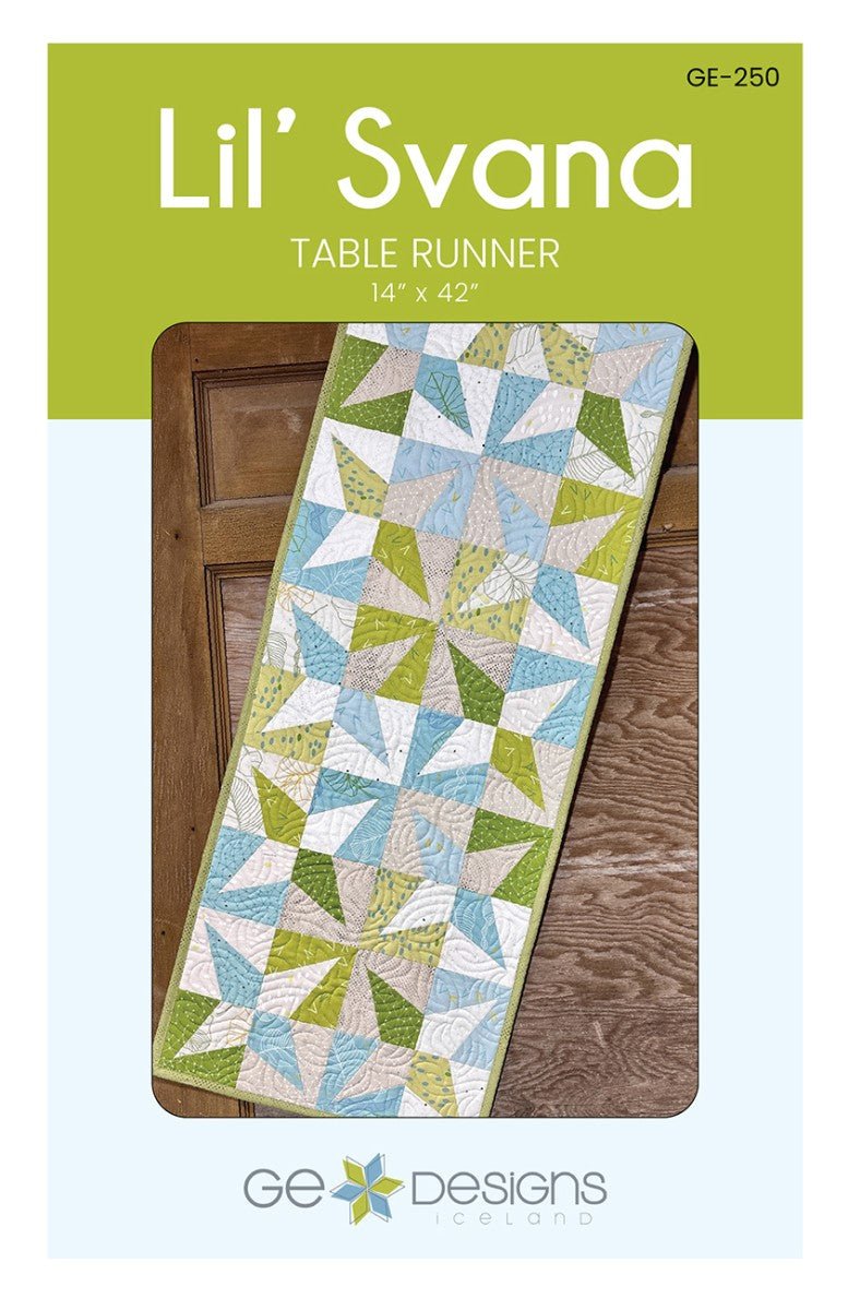 Lil Svana Table Runner Quilt Pattern - QuiltingJoyPDX