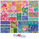 Lily Pond Fat Quarter Bundle by Sue Zipkin for Clothworks – 20-Piece Set - QuiltingJoyPDX