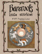 Little Stitchies - Puppy Love Candle Mat Pattern Only, see separate listing for kit - QuiltingJoyPDX