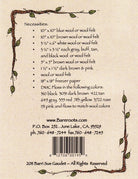 Little Stitchies - Puppy Love Candle Mat Pattern Only, see separate listing for kit - QuiltingJoyPDX