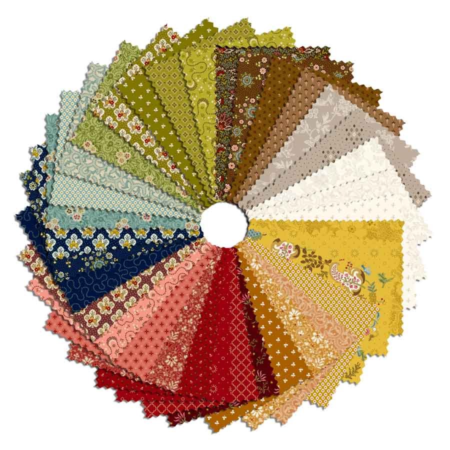 Love Struck Fat Quarters – Kim Diehl for Henry Glass, All 35 Fabrics - QuiltingJoyPDX