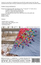 Luminary Quilt Pattern by Jamie Swanson From Alison Glass - finished size 42" x 55" - QuiltingJoyPDX