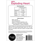 Mini Exploding Heart - QuiltingJoyPDX