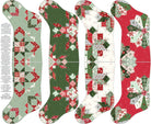 Mistletoe & Holly Stocking Panel - beautiful large stocking! - QuiltingJoyPDX